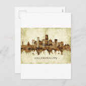 オクラホマシティオクラホマシティスケープ シーズンポストカード (正面/裏面)