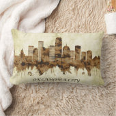オクラホマシティオクラホマシティスケープ ランバークッション (ブランケット)