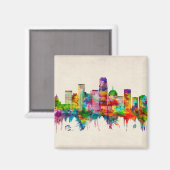 オクラホマシティオクラホマスカイライン マグネット (正面/裏面)