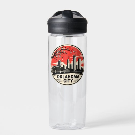 オクラホマシティオクラホマUSA ウォーターボトル (正面)