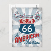 オクラホマシティルート66ヴィンテージアメリカオクラホマ ポストカード (正面/裏面)