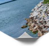 オクラホマシティーのレイクヘフナーにある灯台 ポスター (角)