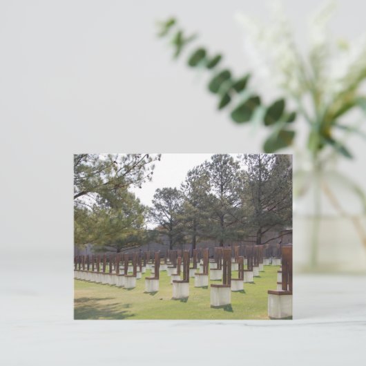 オクラホマシティーの記念物の郵便はがき ポストカード (スタンド正面)