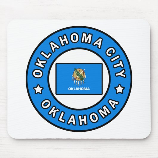 オクラホマシティーオクラホマ マウスパッド (正面)