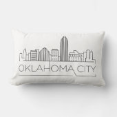 オクラホマシティースカイライン腰枕 ランバークッション (正面)
