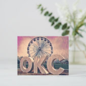 オクラホマシティーホイーラーディストリクトアート ポストカード (スタンド正面)