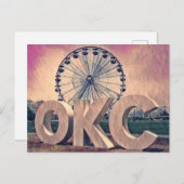 オクラホマシティーホイーラーディストリクトアート ポストカード (正面/裏面)