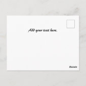 オクラホマシティーヴィンテージ水彩はがき ポストカード (裏面)