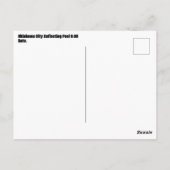 オクラホマシティー反射プールゲート9:03 ポストカード (裏面)