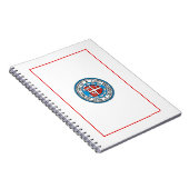 オクラホマシティー国旗(オクラホマ州) ノートブック (右側)