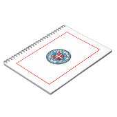 オクラホマシティー国旗(オクラホマ州) ノートブック (左側)