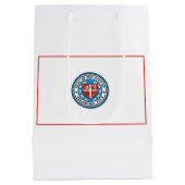 オクラホマシティー国旗(オクラホマ州) ミディアムペーパーバッグ (裏面)