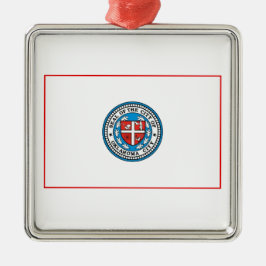 オクラホマシティー国旗（オクラホマ州） メタルオーナメント