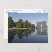 オクラホマシティ国立記念館, 反射プール ポストカード (正面/裏面)