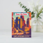 オクラホマシティ, 結婚式の日程を保存する招待状 セーブザデート (スタンド正面)