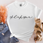 オクラホマスクリプト州女子Tシャツ Tシャツ<br><div class="desc">毎日新しいデザインを追加！</div>