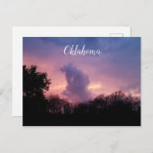 オクラホマストーミースカイスポストカード ポストカード (正面/裏面)