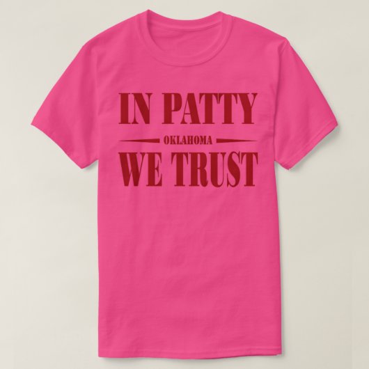 オクラホマソフトボールin Patty We Trust 7 Tシャツ (デザイン正面)