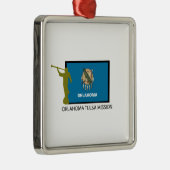 オクラホマタルサの代表団LDS CTR メタルオーナメント (右)