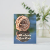 オクラホマデザートバラロック州ロックフォト ポストカード (スタンド正面)