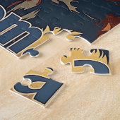 オクラホマバイソンヴィンテージ ジグソーパズル (側面)