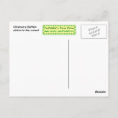 オクラホマバッファロー ポストカード (裏面)