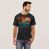 オクラホマビッグフットヴィンテージ山岳ハイキング Tシャツ (正面フル)
