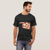オクラホマピザペパローニピザ州 Tシャツ (正面フル)