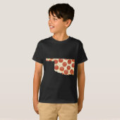 オクラホマピザペパローニピザ州 Tシャツ (正面フル)