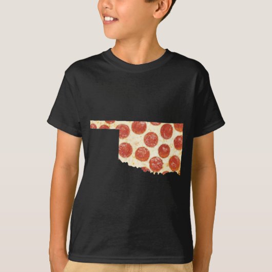 オクラホマピザペパローニピザ州 Tシャツ (正面)