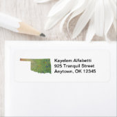 オクラホママップ差出人住所ラベル ラベル (インサイチュ)