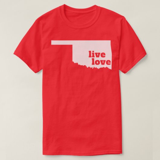 オクラホマライブラブオクラホマ Tシャツ (デザイン正面)