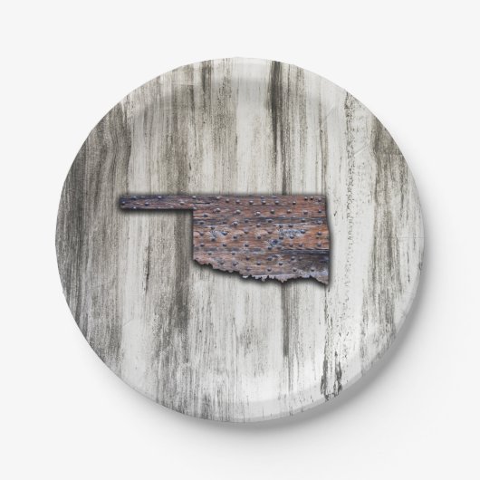 オクラホマリベット ペーパープレート (正面)