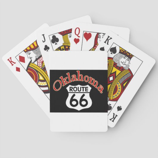 オクラホマルート66シールド トランプ (裏面)