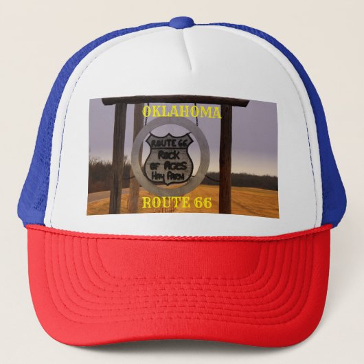 オクラホマルート66トラッカーズハット キャップ (正面)