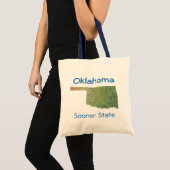 オクラホマンマップバッグ トートバッグ (正面(商品))