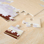 オクラホマヴィンテージ旅行ポスター ジグソーパズル (側面)