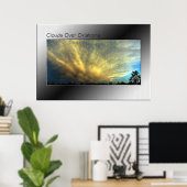 オクラホマ上空の雲 ポスター (ホームオフィス)