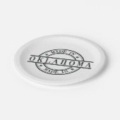 オクラホマ丸印オクラホマンオキエ製 ペーパープレート (アングル)