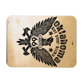 オクラホマ取得蹴 マグネット (横)