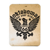 オクラホマ取得蹴 マグネット (縦)