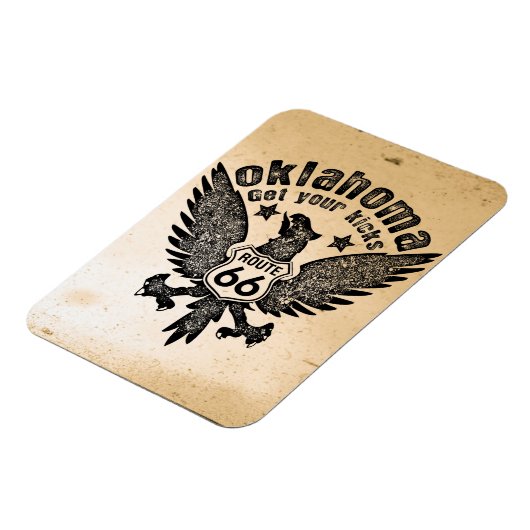 オクラホマ取得蹴 マグネット (左側)