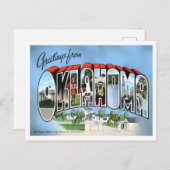 オクラホマ大文字葉書 ポストカード (正面/裏面)