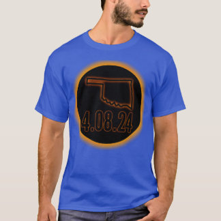 オクラホマ太陽の金日食2024 Tシャツ