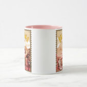 オクラホマ女性のカーボーイスタンプ マグカップ (中央)