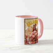 オクラホマ女性のカーボーイスタンプ マグカップ (正面右)