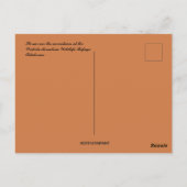 オクラホマ山脈を越える嵐 ポストカード (裏面)