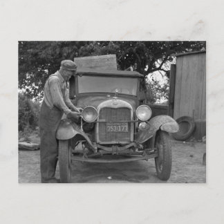 オクラホマ州からカリフォルニア州、1930年代 ポストカード