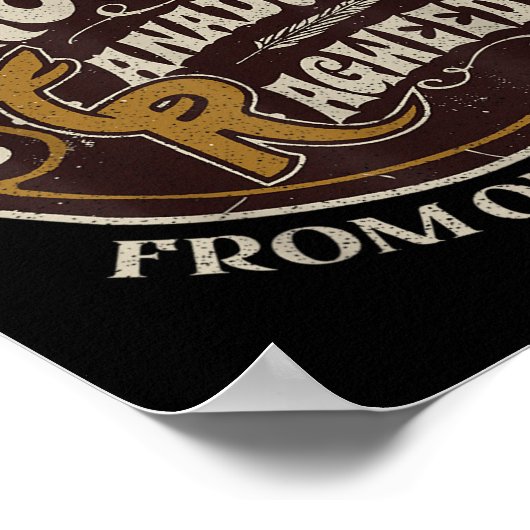 オクラホマ州のクロスカナのラグウィード ポスター (角)