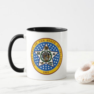 オクラホマ州のシール コーヒー マグカップ